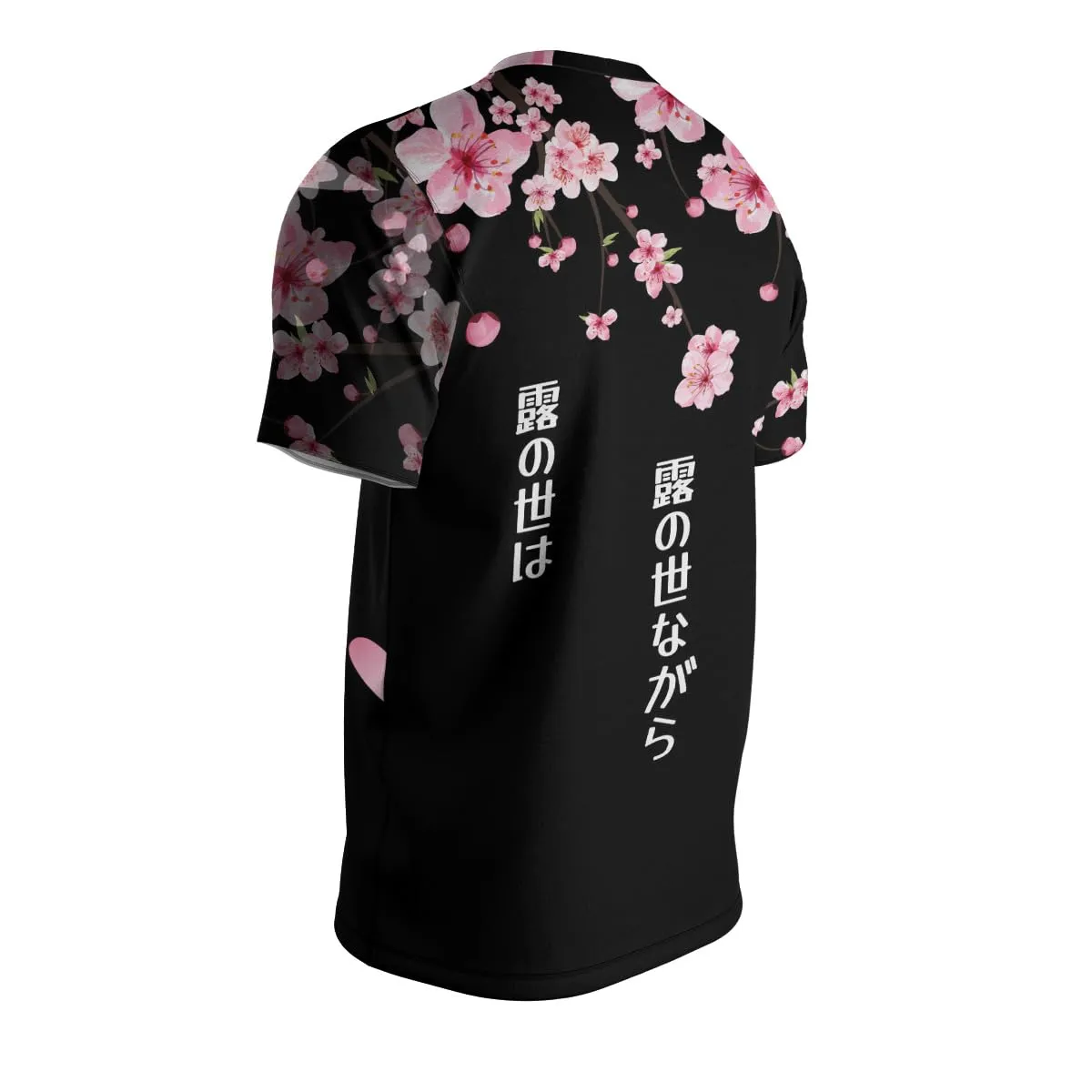 All Over Print Sakura T-Shirt 3D Japanese Shirt | Floral Anime Graphic Tee | Cherry Blossom Aesthetic | Japanese Streetwear Unisex Shirt (2XL)