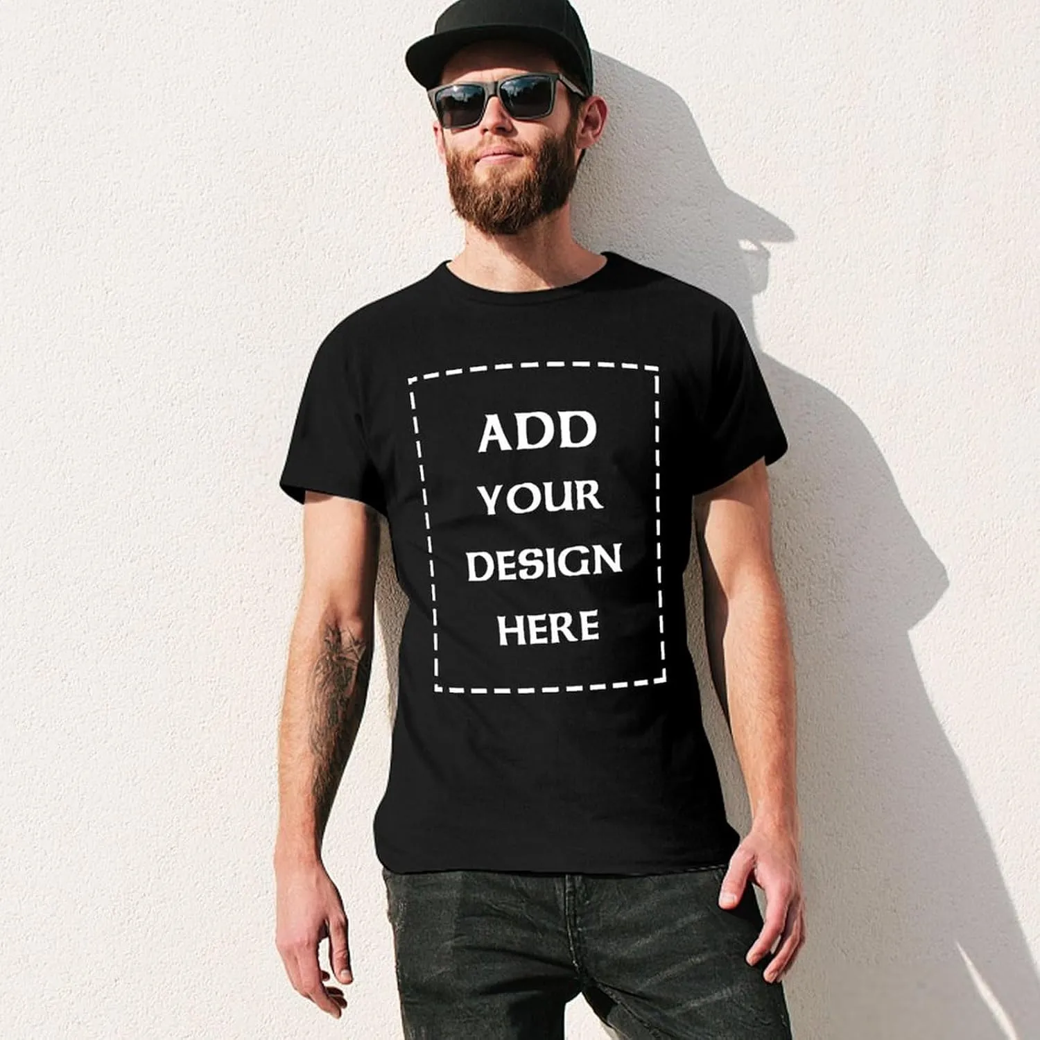 Custom t Shirt Design Your Own Image Text Personalized Adult Printing Shirts