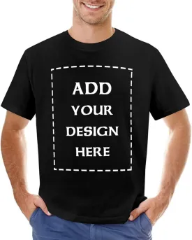 Custom t Shirt Design Your Own Image Text Personalized Adult Printing Shirts