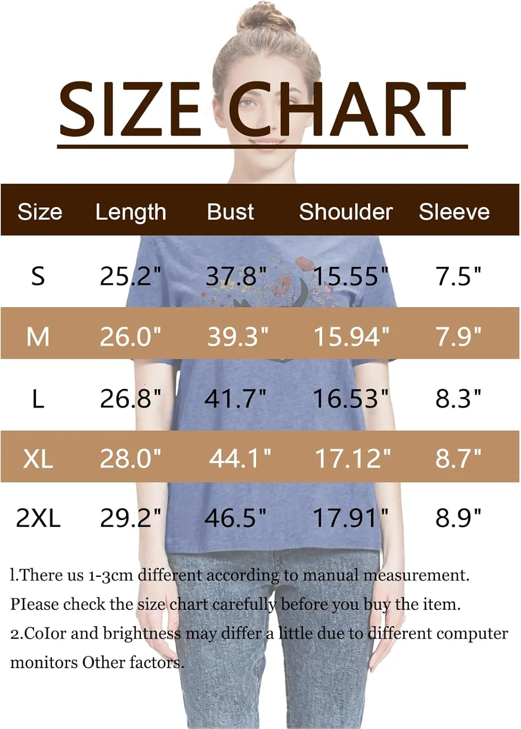 Savarana Graphic Tees for Women Be Kind Letter Print Shirts Funny Love Heart T Shirt Inspirational Happy Short Sleeve Tops