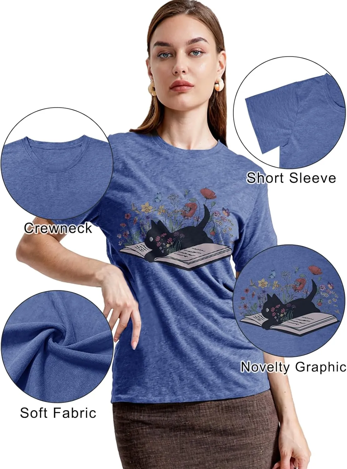 Savarana Graphic Tees for Women Be Kind Letter Print Shirts Funny Love Heart T Shirt Inspirational Happy Short Sleeve Tops