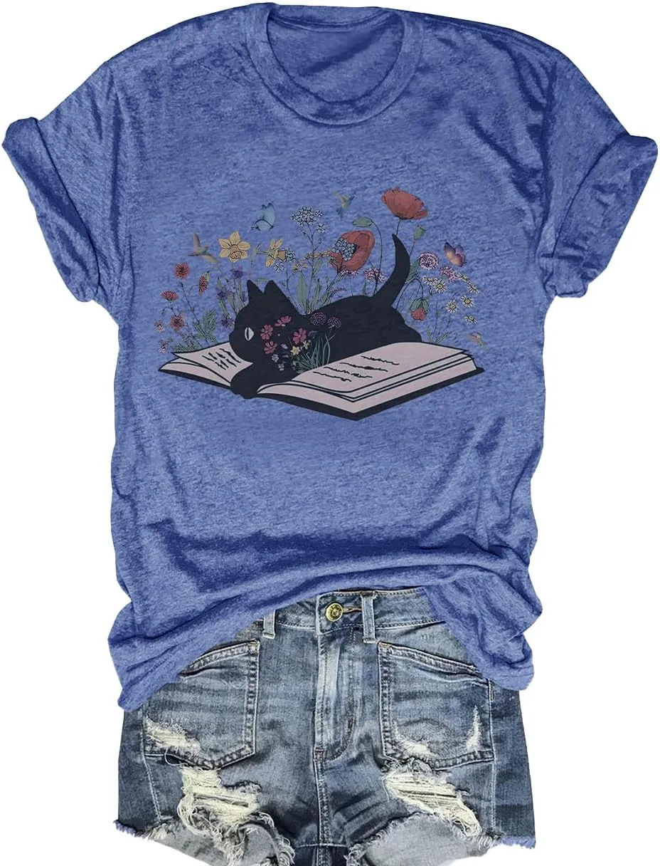 Savarana Graphic Tees for Women Be Kind Letter Print Shirts Funny Love Heart T Shirt Inspirational Happy Short Sleeve Tops